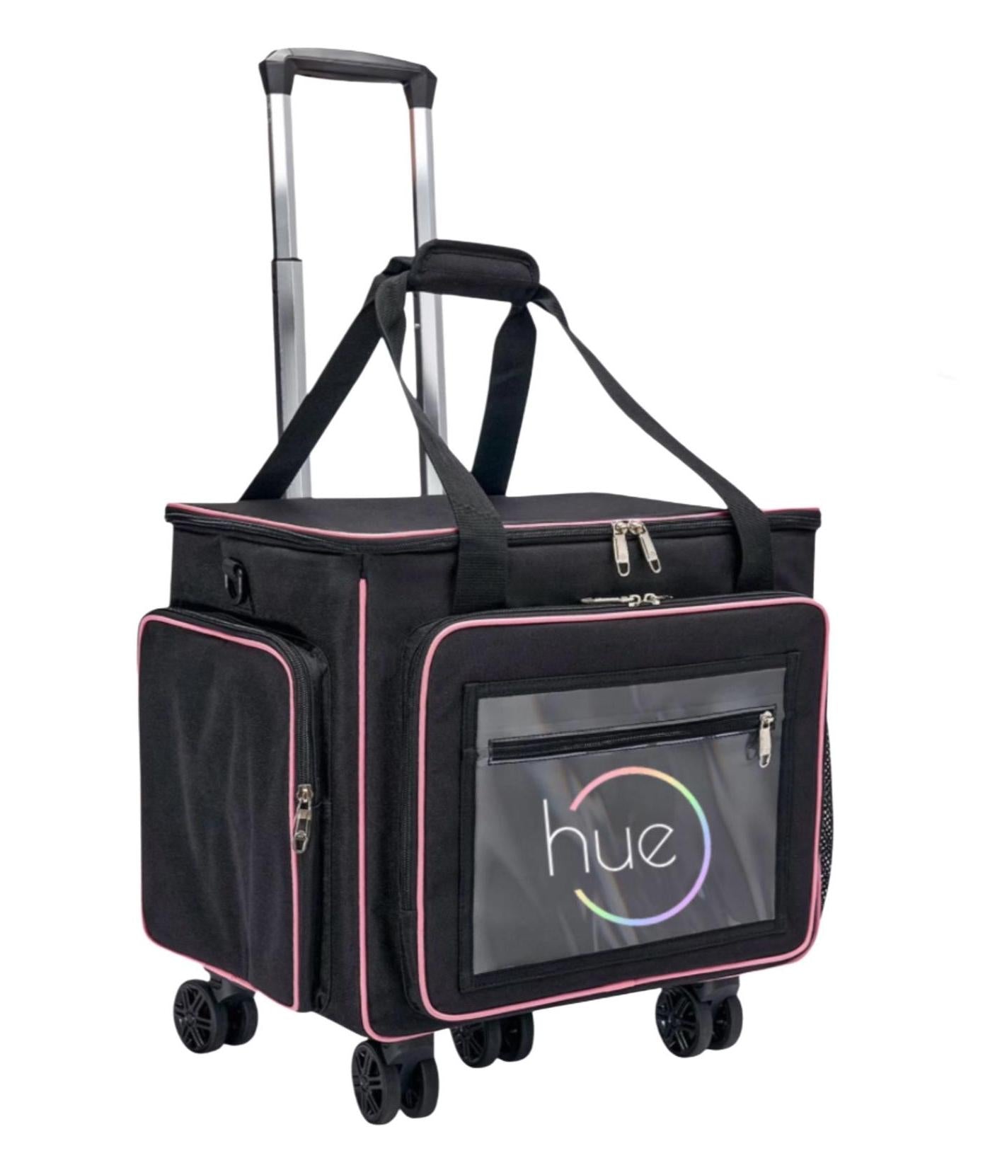hue & ash large nylon travel tote bag Hue Housekeeper Rolling Tote Bundle